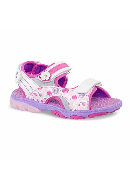 Sandalias Pula Blanco Para Niña Los Gomosos