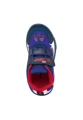 Tenis Con Luces Carriw Azul Osc Para Niño Los Gomosos