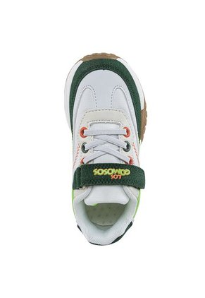 Tenis Skim Blanco-Verde Para Niño Los Gomosos