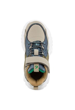 Tenis Rober Beige-Azul Para Niño Los Gomosos