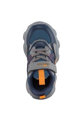 Tenis Lumar Azul O-Gris Para Niño Los Gomosos