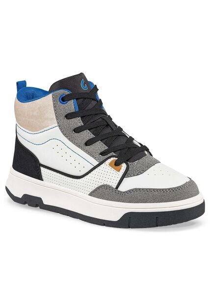 Tenis Yinko Beige-Gris Para Niño Los Gomosos