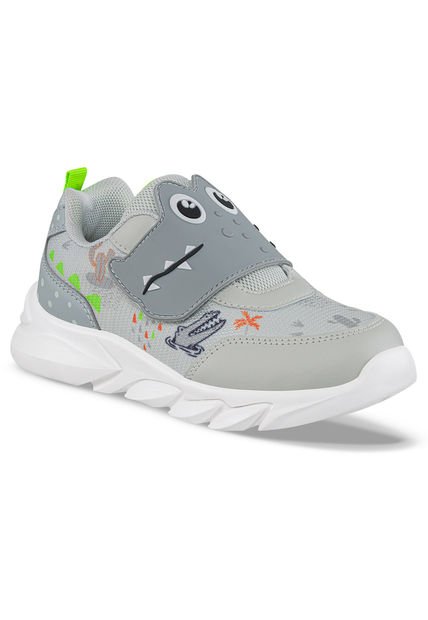 Tenis Urbanos Dynatrix Gris Para Niño Los Gomosos