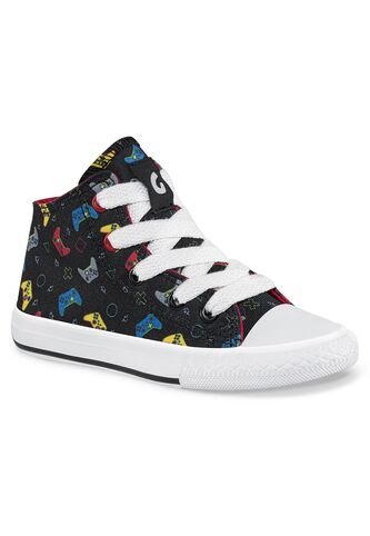 Tenis Kanzo Alto Negro Para Niño Los Gomosos Los Gomosos