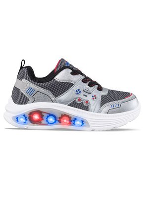 Tenis Con Luces Zorin Gris Para Niño Los Gomosos