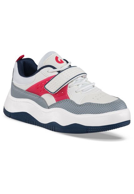 Tenis Urbanos Vaxo Blanco-Gris Para Niño Los Gomosos