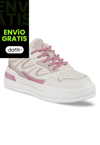Tenis Urbanos Guvon Beige Los Gomosos Para Niña