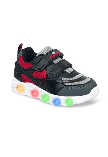 Tenis Con Luces Panity Gris Para Niño Los Gomosos