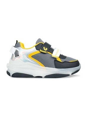 Tenis Patines Con Luces Dogty Negro Para Niño Los Gomosos