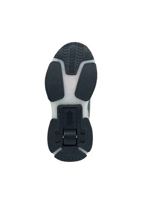 Tenis Patines Con Luces Dogty Negro Para Niño Los Gomosos