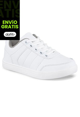 Tenis Escolares Skoly Cordon Blanco Para Niño Y Niña Los Gomosos Los Gomosos
