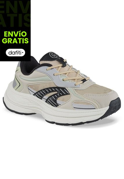 Tenis Urbanos Vamu Beige Los Gomosos Para Niño