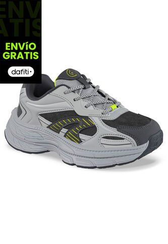Tenis Urbanos Vamu Gris Los Gomosos Para Niño Los Gomosos