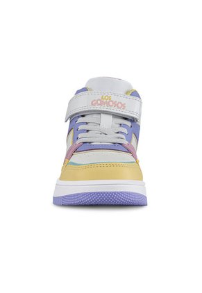 Tenis Reffor Blanco-Lila Para Niña Los Gomosos