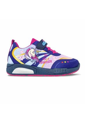 Tenis Con Luces Diora 2 Azul Para Niña Los Gomosos