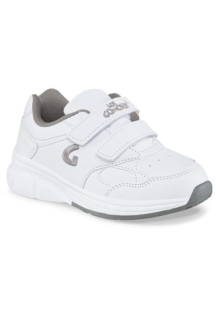 Zapatos Colegio Gomyschool V Blanco Para Niño Y Niña Los Gomosos
