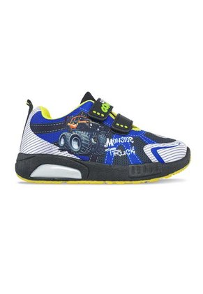 Tenis Con Luces Manster Negro Para Niño Los Gomosos