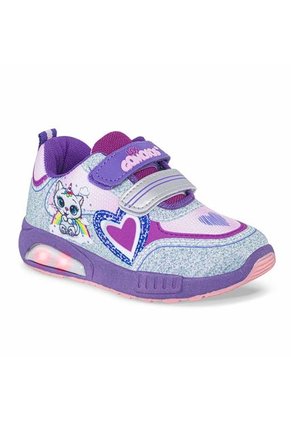 Tenis Con Luces Gattis Morado Para Niña Los Gomosos