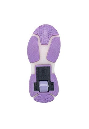 Tenis Patines Con Luces Princell Morado Para Niña Los Gomosos