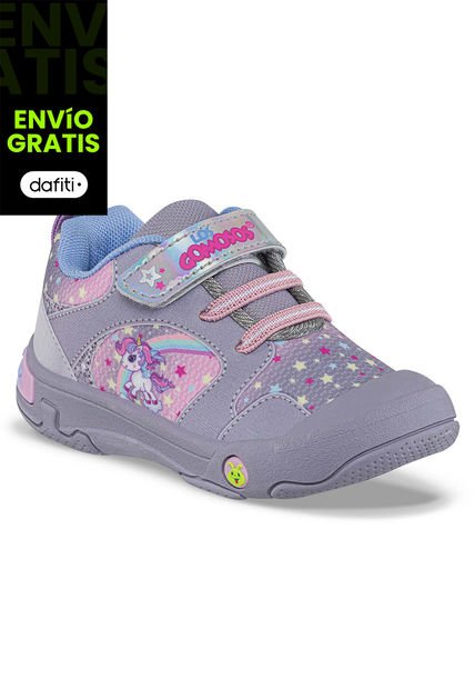 Tenis Casuales Frozz Gris Para Bebés Los Gomosos