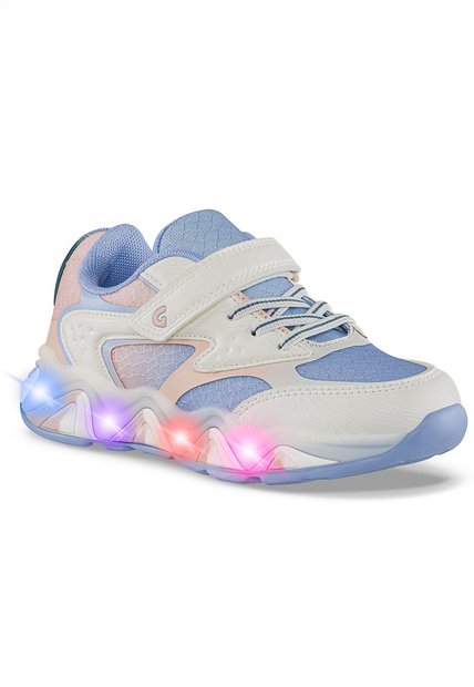 Tenis Luces Lumera Lila Los Gomosos Para Niña