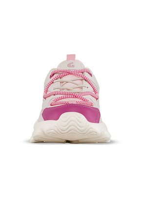 Tenis Lonar Beige-Fucsia Para Niña Los Gomosos