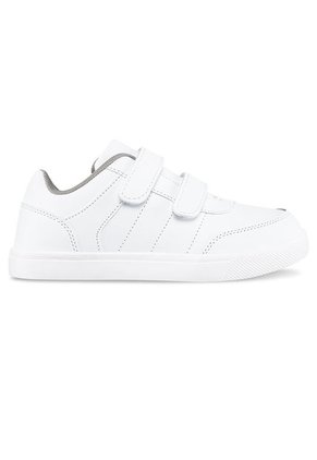 Tenis Escolares Skoly Velcro Blanco Para Niño Y Niña Los Gomosos