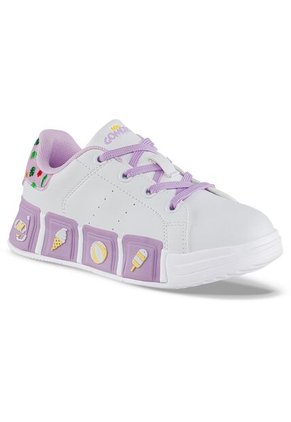 Tenis Casuales Ferinn Blanco-Lila Los Gomosos Para Niña