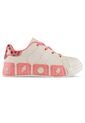 Tenis Casuales Ferinn Beige-Rosa Los Gomosos Para Niña de Los Gomosos