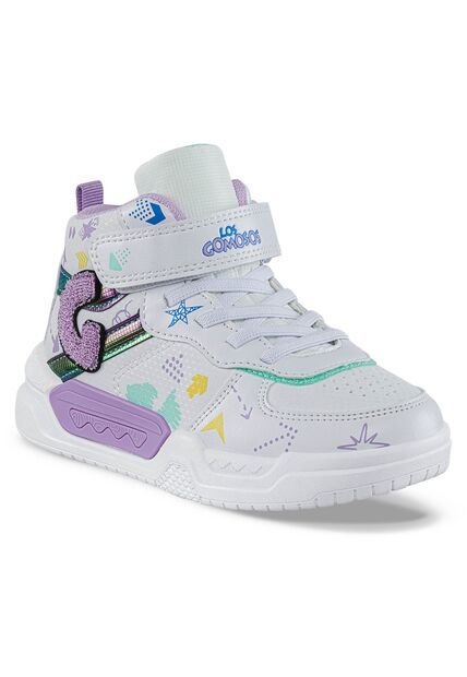 Tenis Urbanos Nupalo Blanco-Lila Los Gomosos Para Niña