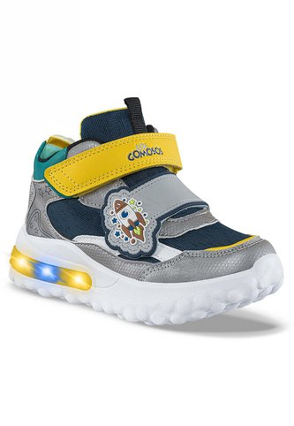 Tenis Con Luces Canez Gris Los Gomosos Para Niño Los Gomosos