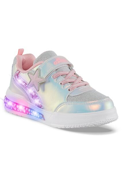 Tenis Luces Tekari Blanco Los Gomosos Para Niña