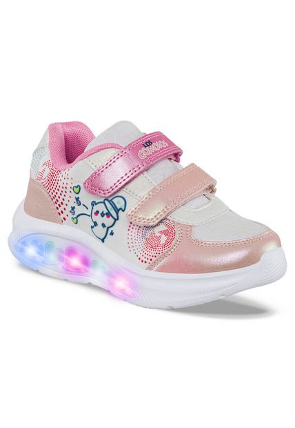 Tenis Luces Asfir Rosa Para Niña Los Gomosos