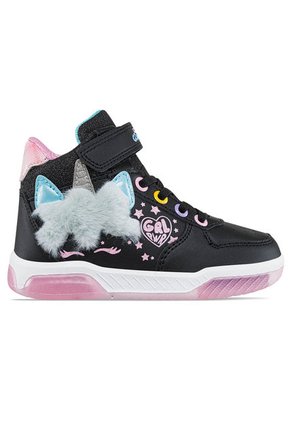 Tenis Luces Konno Negro Para Niña Los Gomosos