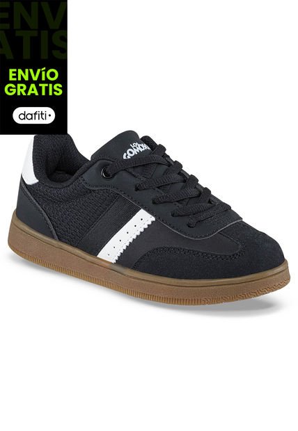 Tenis Urbanos Zibber Negro Para Niño Los Gomosos