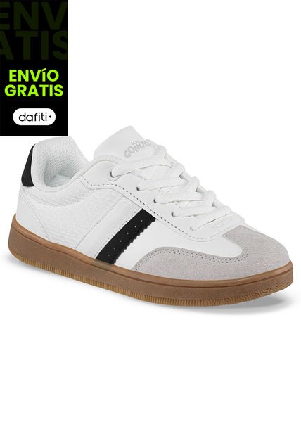 Tenis Urbanos Zibber Blanco Para Niño Los Gomosos