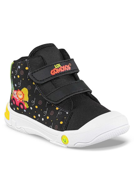 Botas Cossie Negro-Verde Para Bebés Los Gomosos