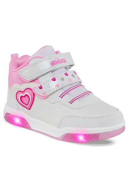 Tenis Luces Dencel Blanco Para Niña Los Gomosos