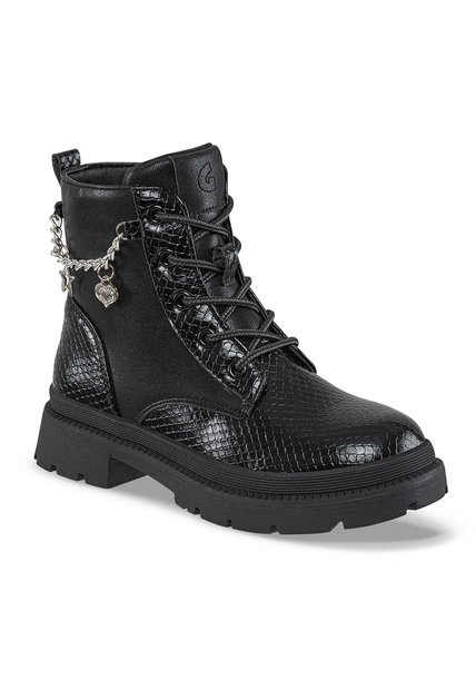 Botas Zikmo Negro Para Niña Los Gomosos