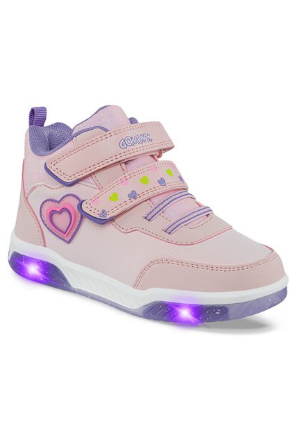 Tenis Luces Dencel Rosa Para Niña Los Gomosos