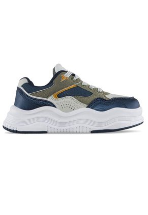 Tenis Casuales Falek Azul Osc-Beige Los Gomosos Para Niño