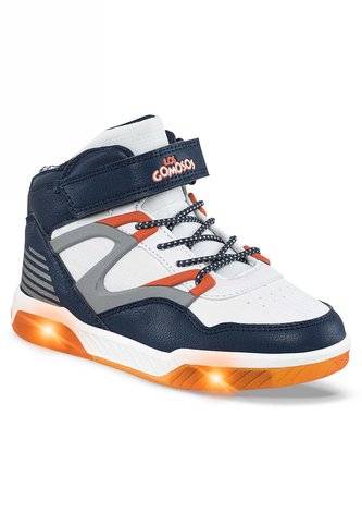 Tenis Con Luces Trew Azul O-Nar Para Niño Los Gomosos Los Gomosos