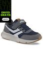 Tenis Urbanos Jidom Gris-Azul O Los Gomosos Para Niño de Los Gomosos