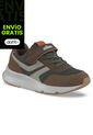 Tenis Urbanos Jidom Café-Verde Los Gomosos Para Niño de Los Gomosos