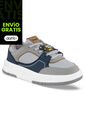 Tenis Urbanos Lidom Gris-Azul O Los Gomosos Para Niño de Los Gomosos