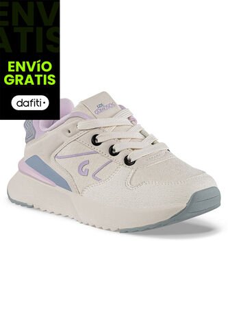 Tenis Urbanos Femon Beige Los Gomosos Para Niña Los Gomosos