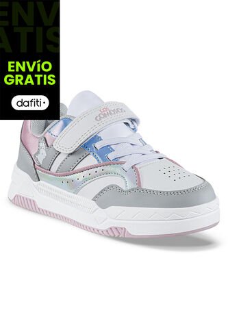 Tenis Casuales Okaran Gris Los Gomosos Para Niña Los Gomosos