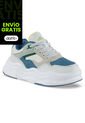 Tenis Casuales Falek Blanco-Azul Los Gomosos Para Niño de Los Gomosos