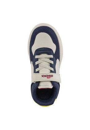 Tenis Urbanos Rekon Beige-Azul O Para Niño Los Gomosos
