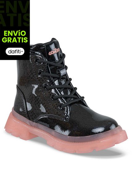 Botas Zemin Negro Para Niña Los Gomosos